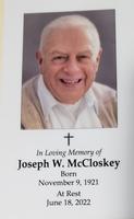 Joseph McCloskey (Faculty)